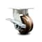 Service Caster 4 Inch Kingpinless High Temp Phenolic Wheel Swivel Caster with Brake SCC SCC-KP30S420-PHRHT-SLB - alternate 1